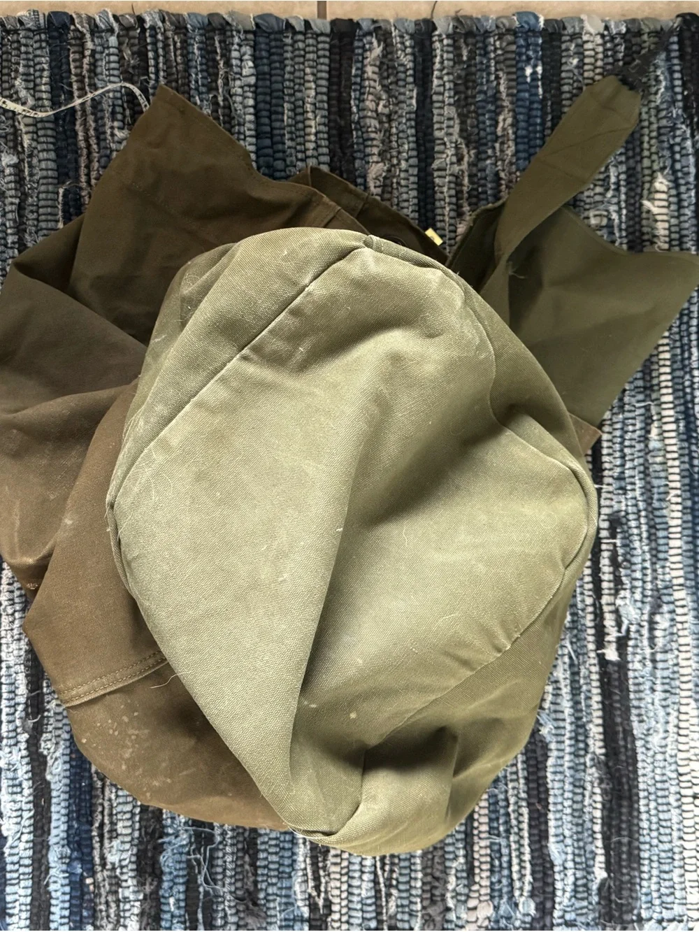 Authentic WW2 Era US Army EUC Issued GIANT Duffle Field Bag EUC